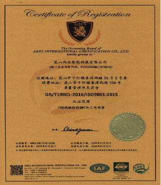 ISO9001證書(shū)